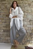 Frame Cotton Vintage Wash Barrel Pant Steel